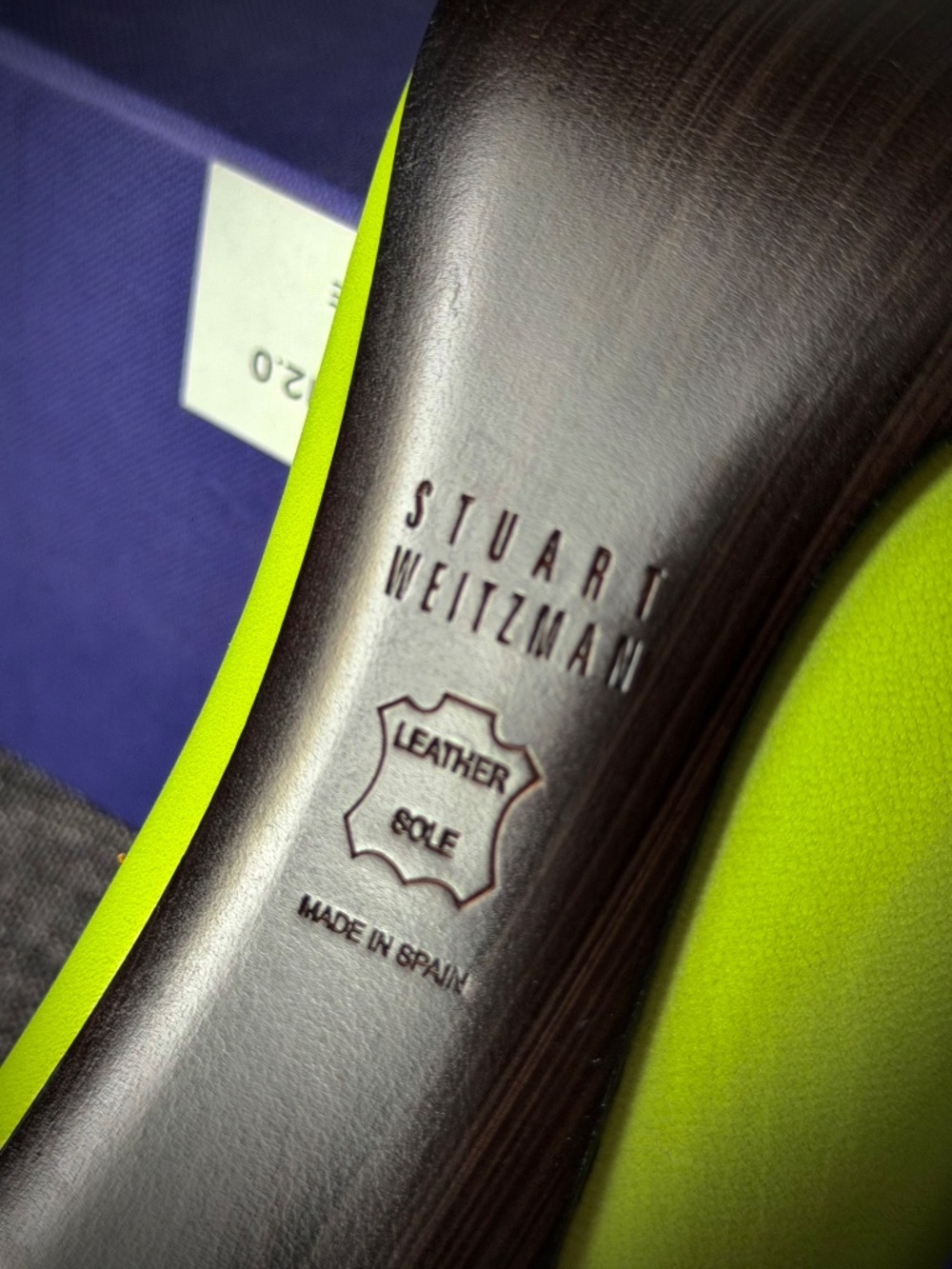 Stuart Weitzman | Power Pistachio Kid | size 12 | 100mm / 4" heel - Picture 4 of 8